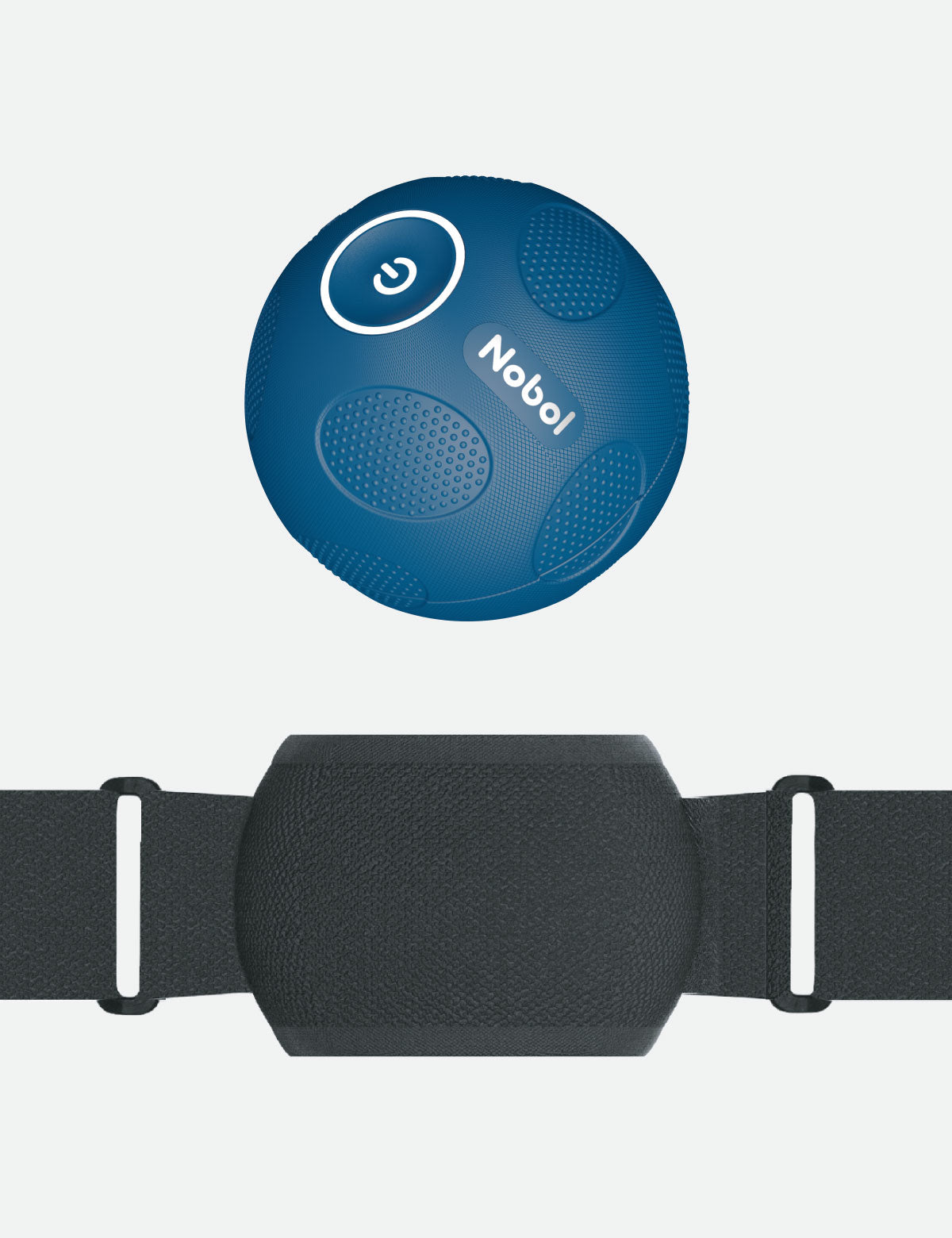Massage ball with belt