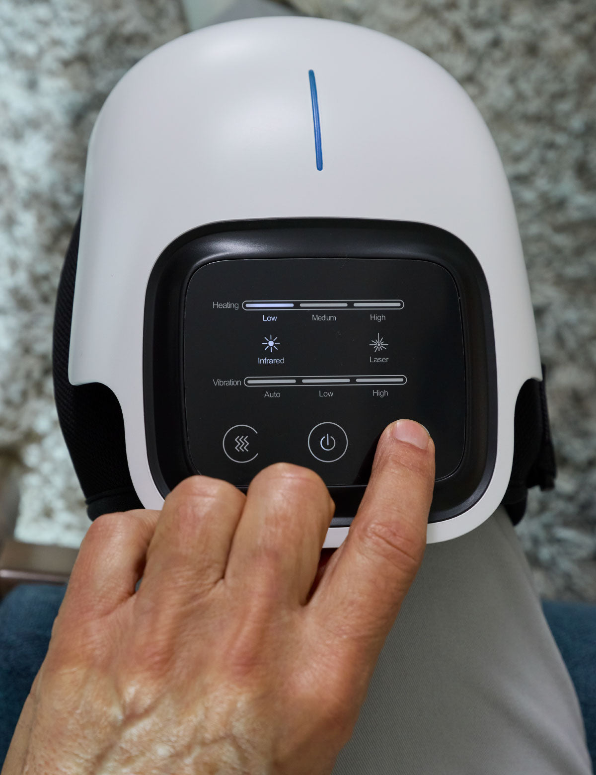 Cordless knee massager